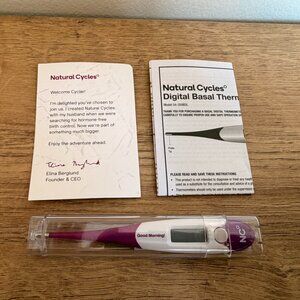Brand New Natural Cycles Thermometer + Free Healthy Pregnancy Bracelet